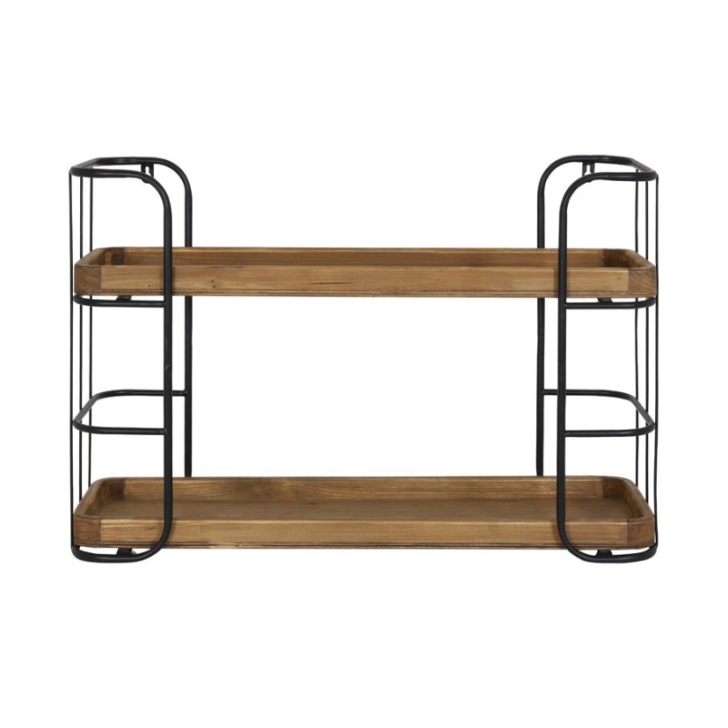 WALL SHELF WITH 2 WOOD LAYERS 70 - CABINETS, SHELVES